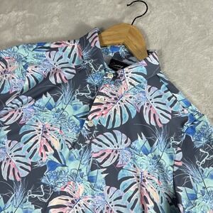 Sunday Swagger Performance Golf Polo Shirt Mens SM Floral AOP Print Psychedelic